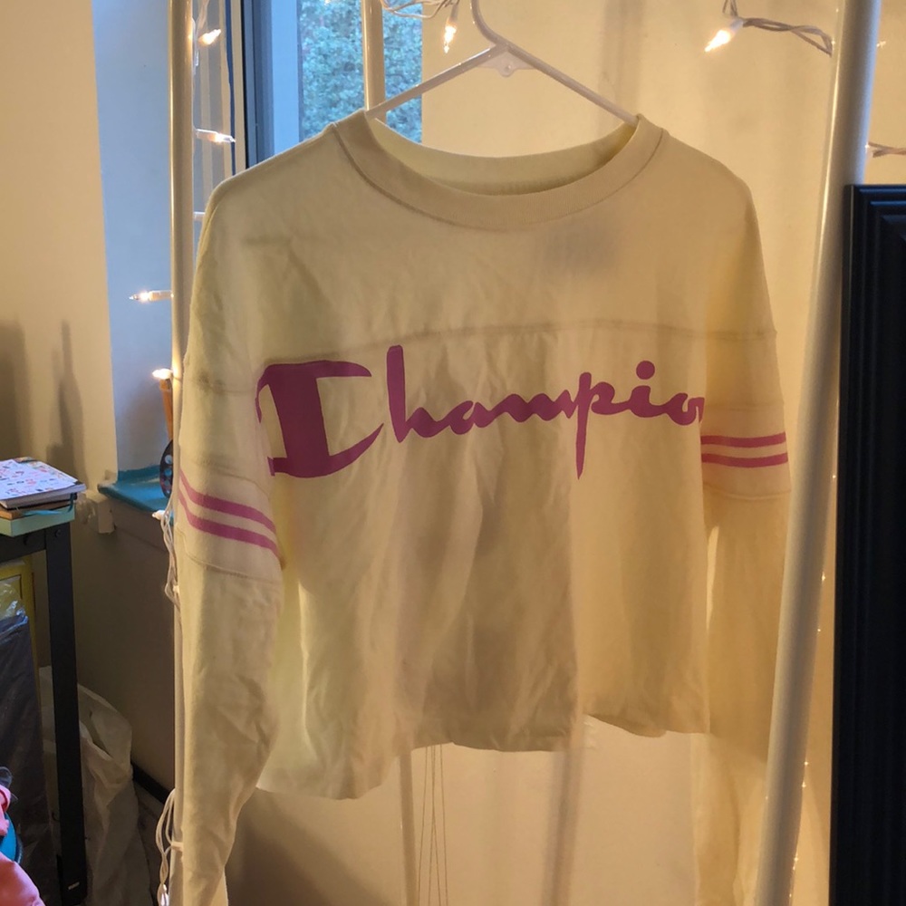 Champion long sleeve crop top